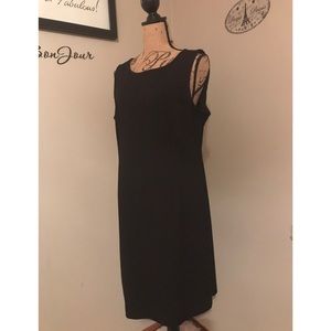 Chico’s black sleeveless dress size 2 (L)